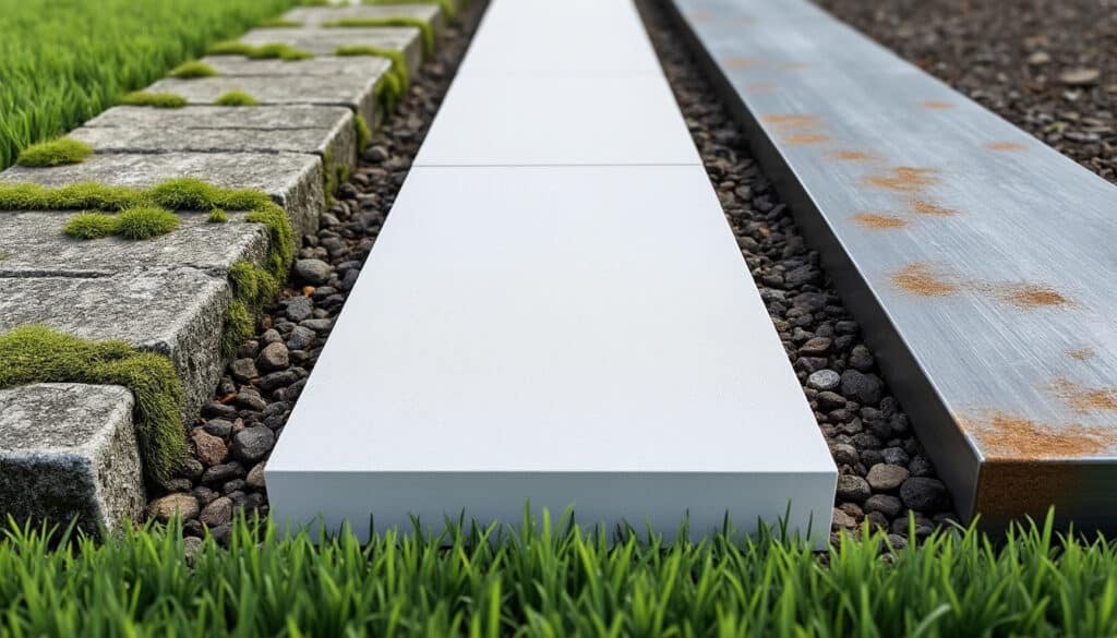 découvrez la durabilité des bordures en béton, pvc et acier : avantages, résistance et longévité de chaque matériau pour choisir la meilleure option.